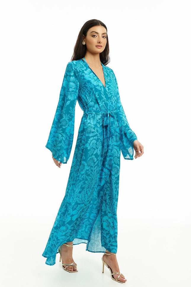 Five p.m. | Kimono Lugano Corfu niebieskie