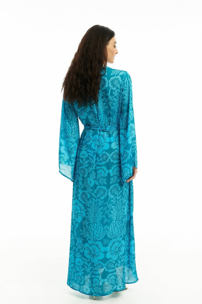 Five p.m. | Kimono Lugano Corfu niebieskie
