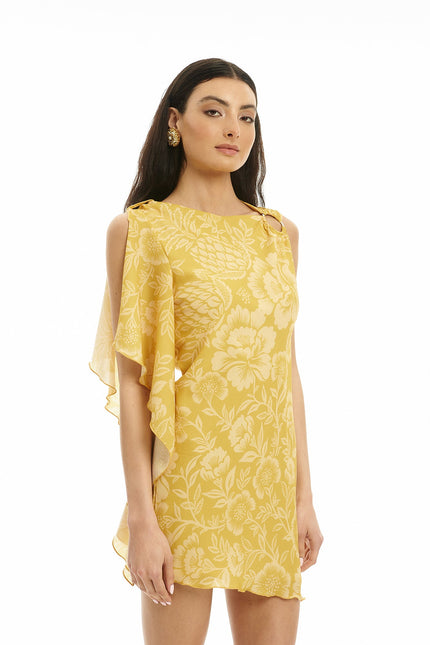 Five p.m. | Positano Corfu Mini Dress yellow