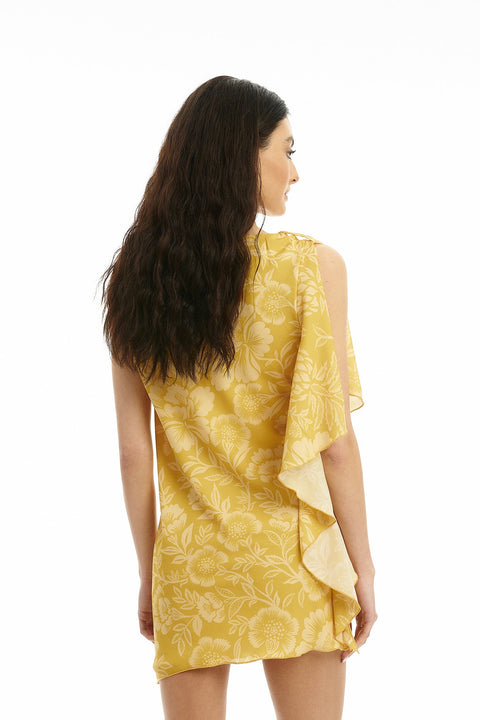 Five p.m. | Positano Corfu Mini Dress yellow