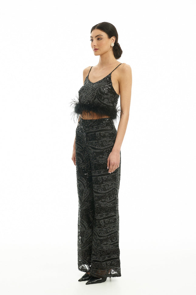 Five p.m. | Alley Top and Wide Leg Trousers Set