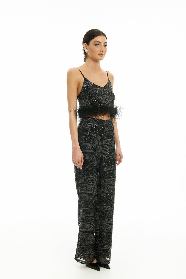 Five p.m. | Alley Top and Wide Leg Trousers Set