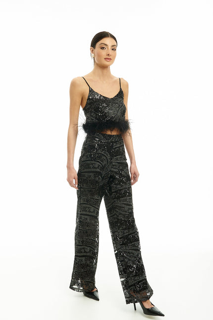 Five p.m. | Alley Top and Wide Leg Trousers Set