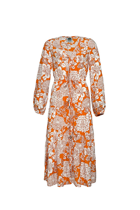 State Of Georgia I PARACHUTE DRESS - Wallpaper Floral OJ