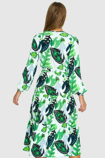 State Of Georgia I THE PARACHUTE DRESS IN CACTUS GREEN