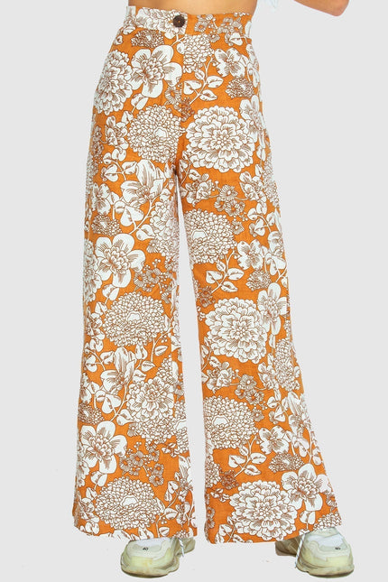 State Of Georgia I BOARDWALK LINEN PANT Wallpaper Almond
