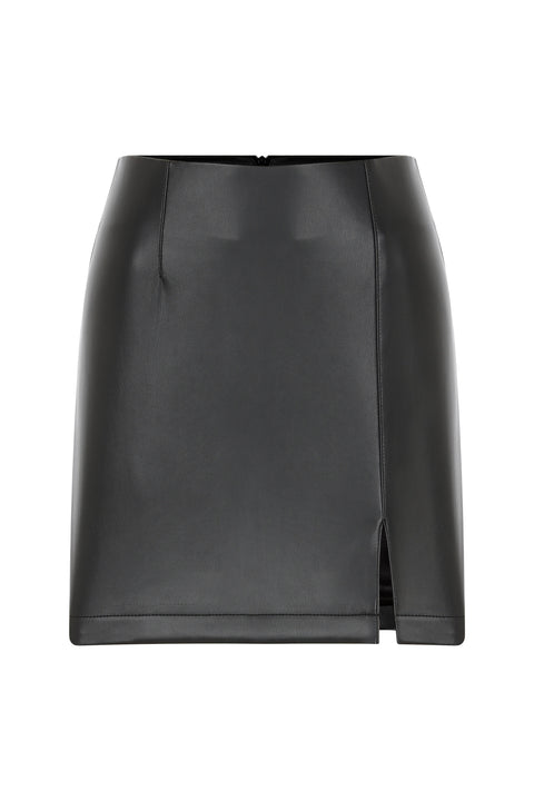Nazli Ceren | Vance Vegan Leather Mini Skirt