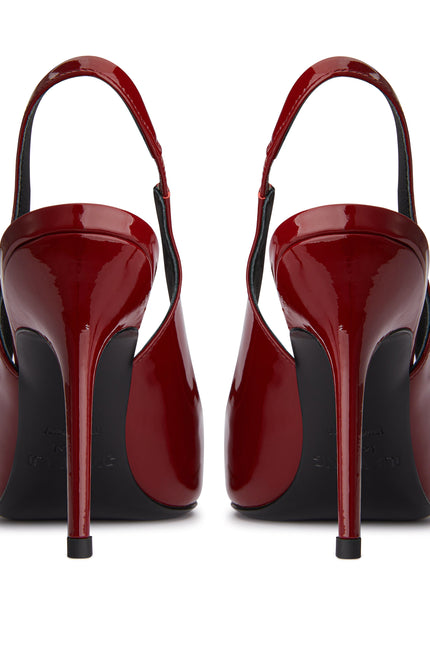 Icy Wong | Amanda Slings in Morello Cherry