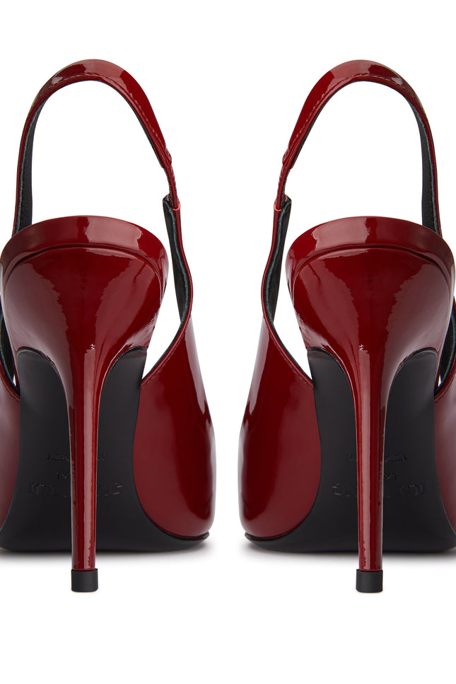 Icy Wong | Amanda Slings in Morello Cherry