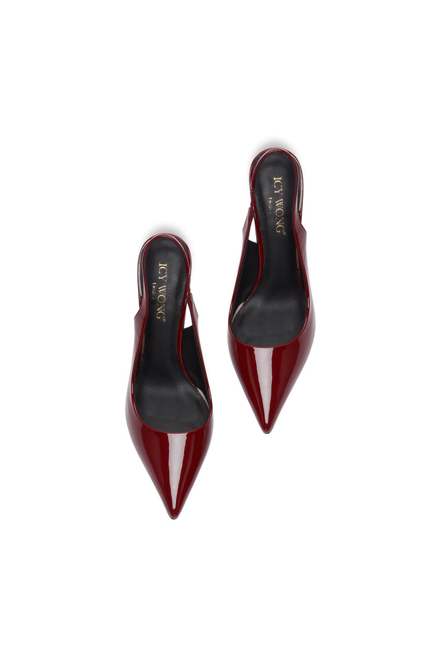 Icy Wong | Amanda Slings in Morello Cherry