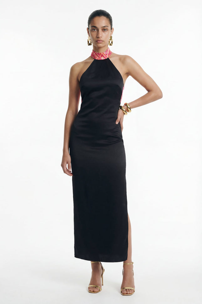 Movom | Vega Maxi dress with halter neck