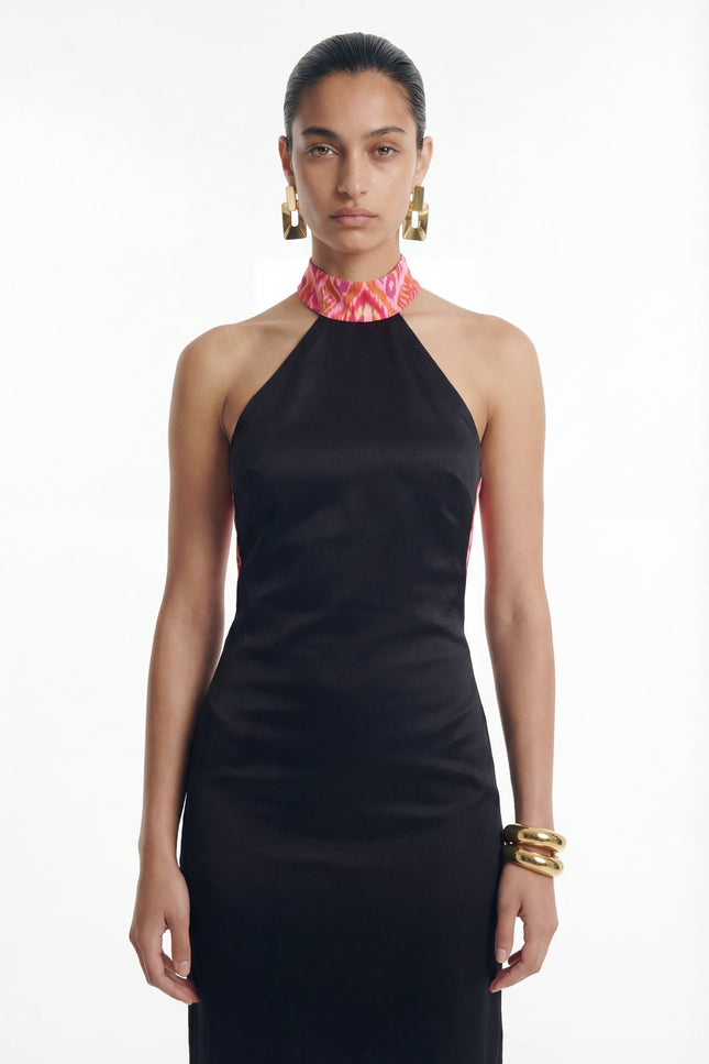 Movom | Vega Maxi dress with halter neck