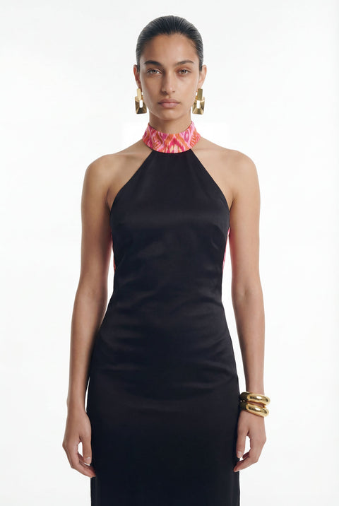 Movom | Vega Maxi dress with halter neck