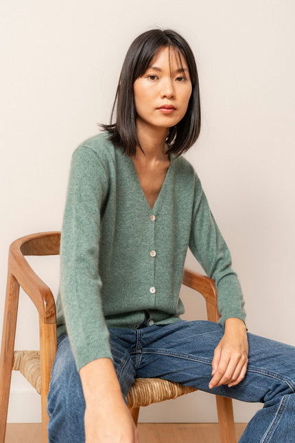 Cardigan Amy verde