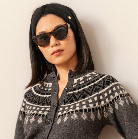 Bel Cashmere | Cardigan Kaia gris