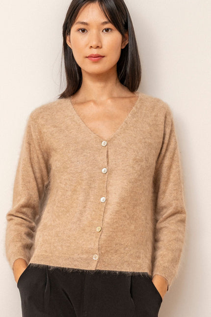 Cardigan Amy de brushed cashmere