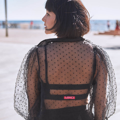 RUBISNACKS Barcelona | Biustonosz sportowy Artemis czarny