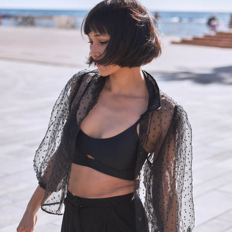 RUBISNACKS Barcelona | Biustonosz sportowy Artemis czarny