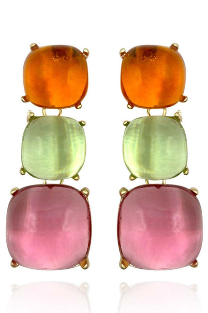 Michael Nash Jewelry | Eva Multi Color Lightweight Resin Pierced Earring
