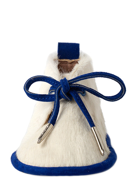 Wonder Kiddo Pantofi din Piele White-Blue Pentru Copii