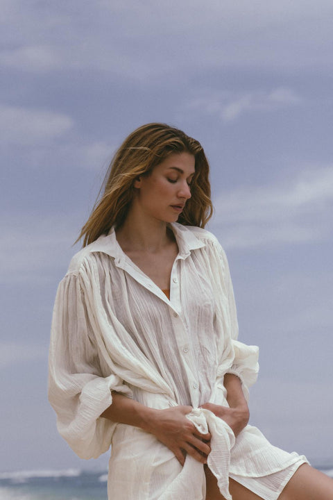A Perfect Nomad | CRINKLE SHIRT DRESS