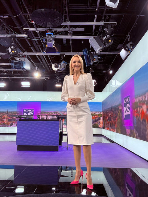 The Mad Shoes | Mad in Love Fuchsia w 24k gold accessories