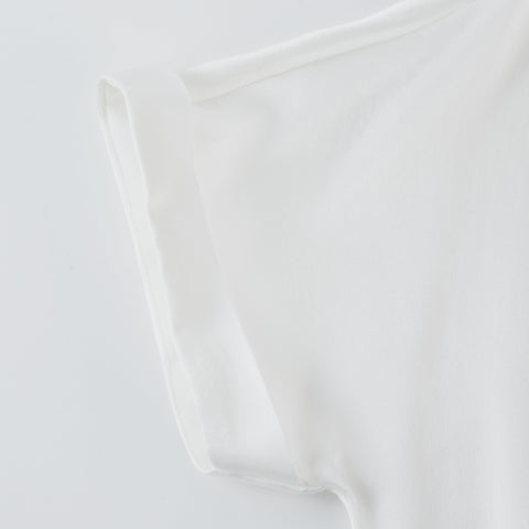 Soft Strokes Silk | Pearl White Soar Pyjamas Top