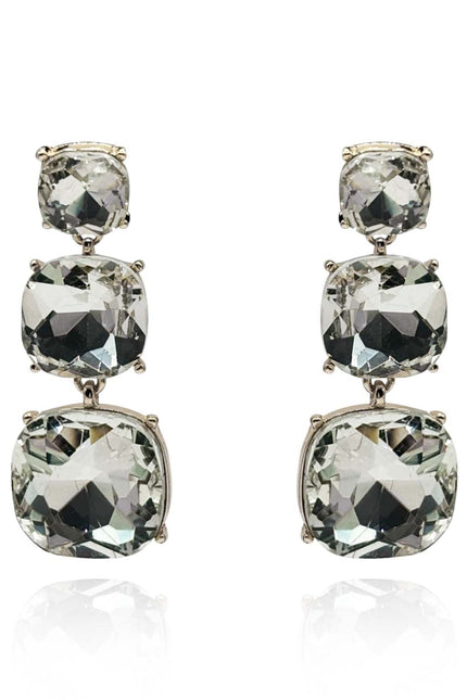 Michael Nash Jewelry | Mackenzie Triple Cushion Shape Crystal Drop