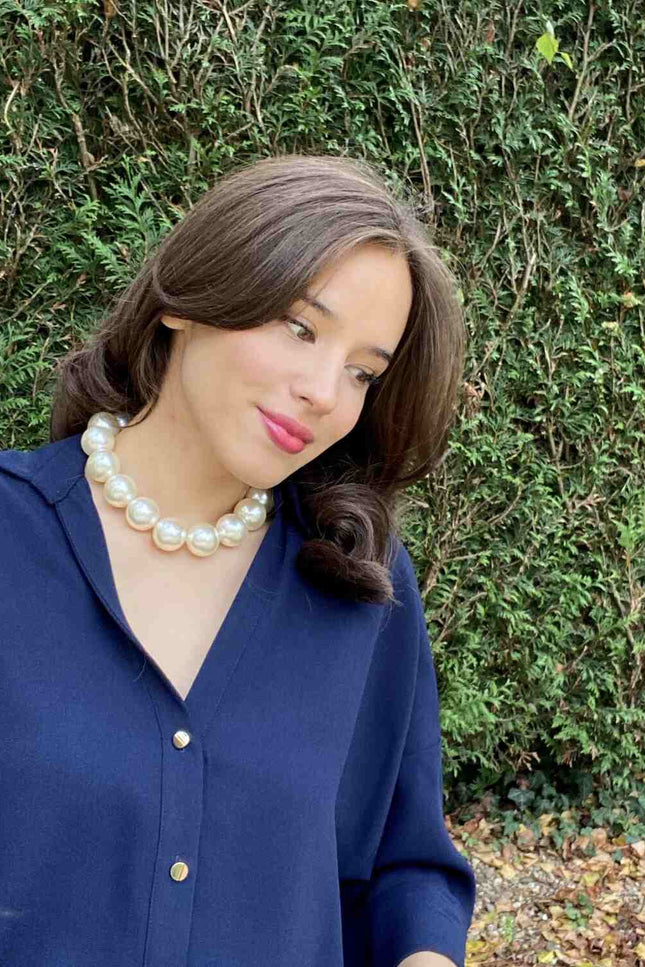 Michael Nash Jewelry | Lucy Pearl Gumball Size Choker