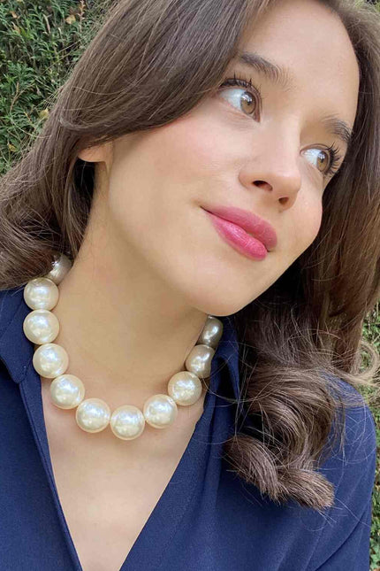 Michael Nash Jewelry | Lucy Pearl Gumball Size Choker