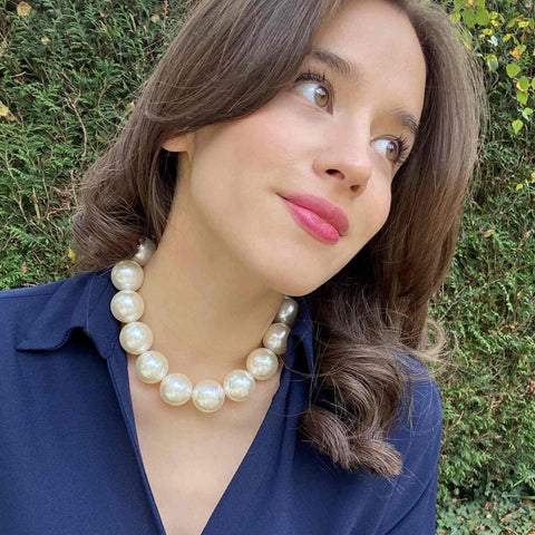 Michael Nash Jewelry | Pearl Gumball Size Choker