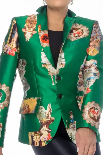 Custom-Made Tailored Blazer - Special Print