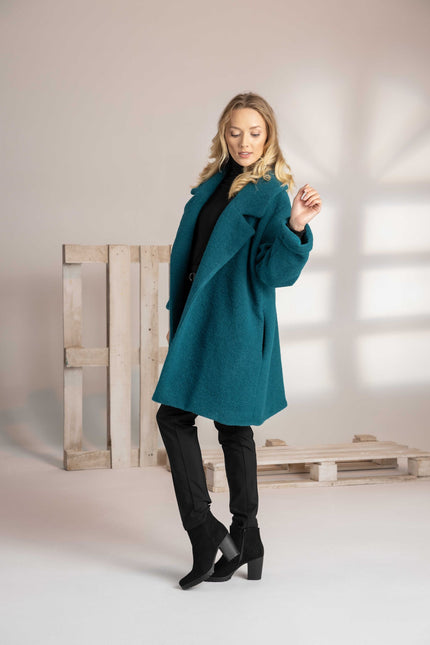 Textured Oversized Coat - from NikkaPlace | Effortless fashion for easy living