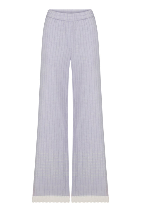 Nazli Ceren | Anville Linen Wide Leg Trousers