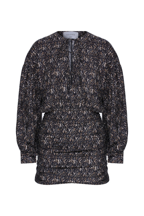 Nazli Ceren | Carlotte Mini Dress brown