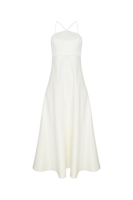 Nazli Ceren | Riley Midi Dress in Vanilla Ice