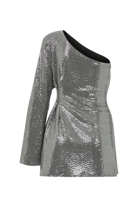 Nazli Ceren | Emerald Sequin Mini Dress