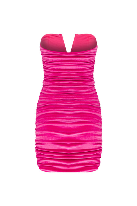 Nazli Ceren | Sukienka mini Luce różowa