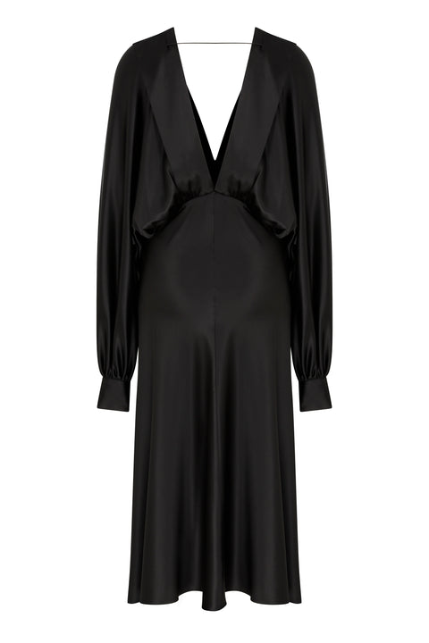 Nazli Ceren | Sukienka midi Mila czarna