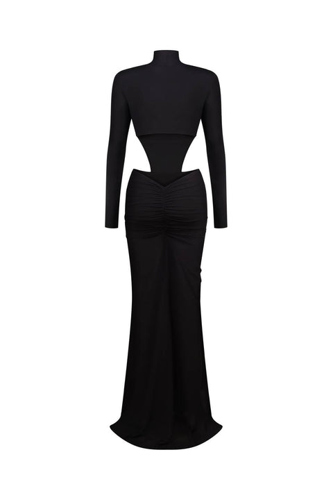 Kolosova | Sukienka maxi z długimi rękawami