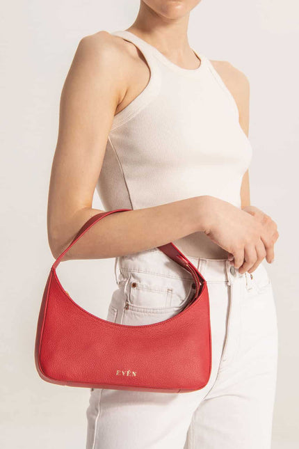 EVÉN I ZOE Mini Baguette Bag - Czerwona