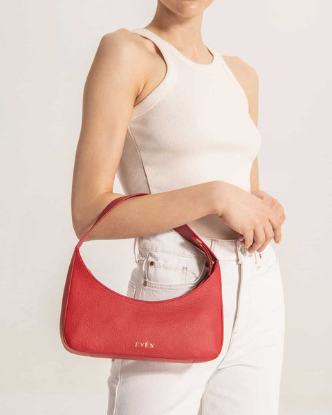 EVÉN I ZOE Mini Baguette Bag - Red