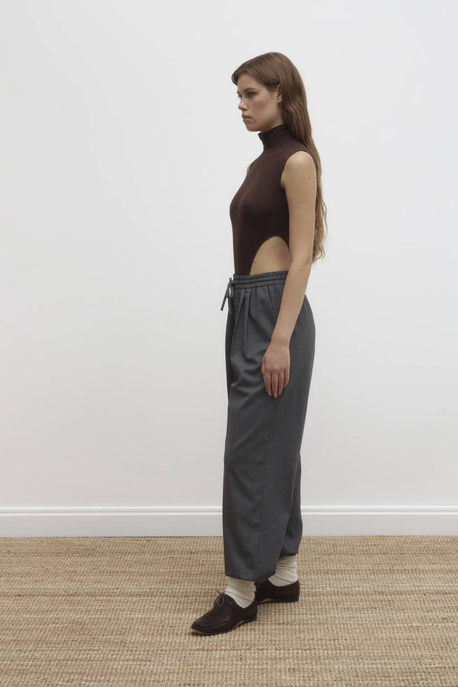 Kolosova | Milky Bodysuit With High Necklines