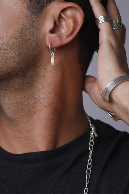 Yelli Jewels | Kolczyk koło z wisiorkiem