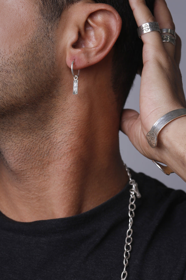Yelli Jewels | Single pendant Hoop earring