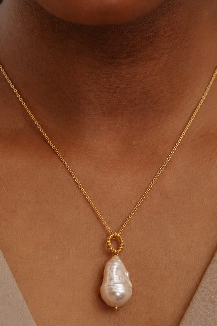 Arvino | Pearl Blossom Necklace In 925 Sterling Silver