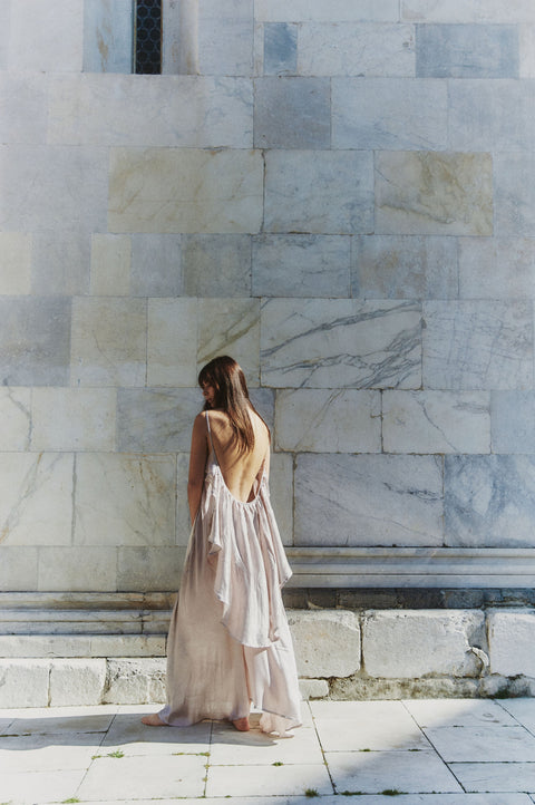 A Perfect Nomad | Syros Maxi Sukienka jedwabna