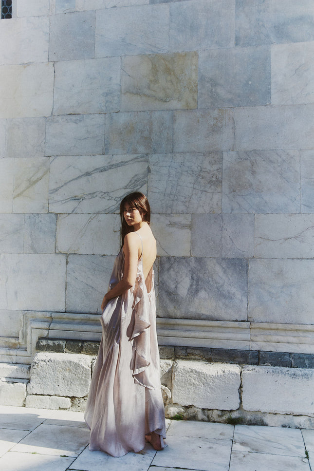 A Perfect Nomad | Syros Maxi Dress silk