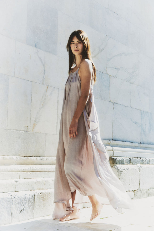 A Perfect Nomad | Syros Maxi Dress silk