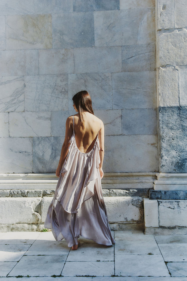 A Perfect Nomad | Syros Maxi Dress silk
